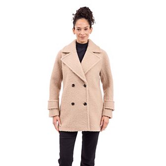 Women's BCBGeneration Double-Breasted Faux Wool Coat