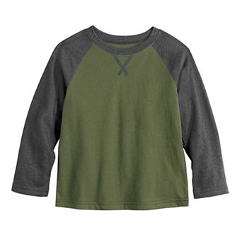 Toddler Boys Jumping Beans® Long Sleeve Essential Raglan Tee