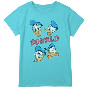 Disney's Donald Duck Happy Expressions Girls Plus Graphic Tee