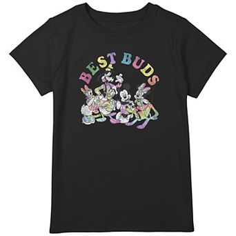 Disney's Mickey Mouse And Friends Best Buds Girls Plus Graphic Tee