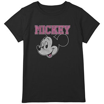 Disney's Mickey Mouse Happy Portrait Girls Plus Graphic Tee