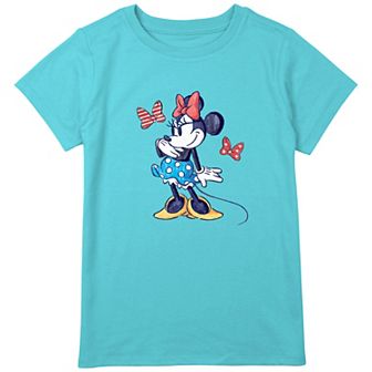 Disney's Minnie Mouse Marker Draw Girls Plus Graphic Tee