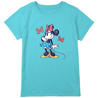 Disney's Minnie Mouse Marker Draw Girls Plus Graphic Tee