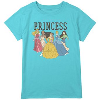 Disney's Princesses Varsity Team Girls Plus Graphic Tee