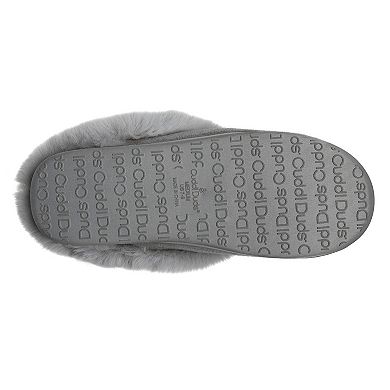 Cuddl Duds® Microsuede with Moccasin Stitch Women's Clog Slippers