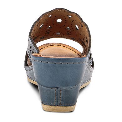 Spring Step Labarnas Women's Leather Slide Sandals