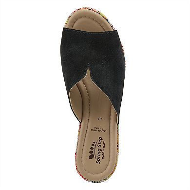 Spring Step Laylani Women's Suede Slide Sandals