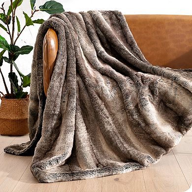Bare Home Oversized Faux Fur Blanket