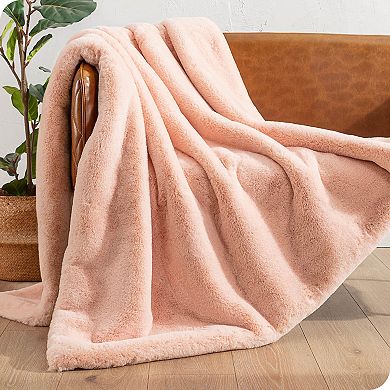 Bare Home Throw Faux Fur Blanket