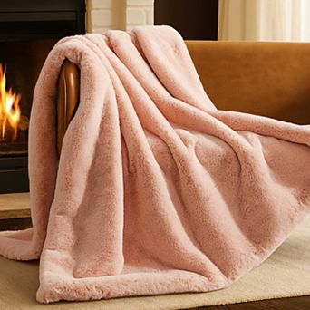 Bare Home Throw Faux Fur Blanket