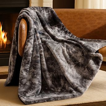 Bare Home Throw Faux Fur Blanket
