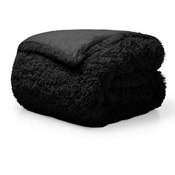 Bare Home Shaggy Faux Fur Duvet Cover