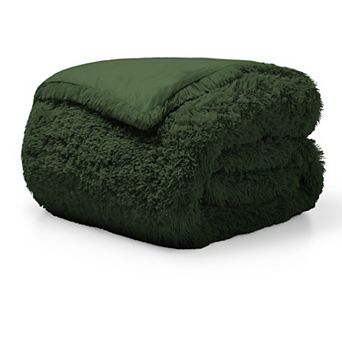 Bare Home Shaggy Faux Fur Duvet Cover