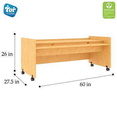 Tot Mate Mobile Kids Desk, Ready-to-assemble