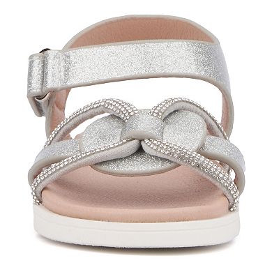 Olivia Miller Lustre Toddler Girl Flat Sandals