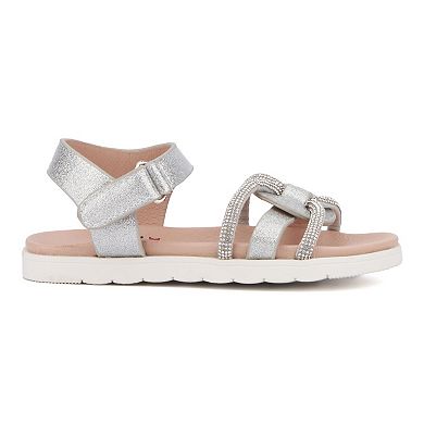 Olivia Miller Lustre Toddler Girl Flat Sandals