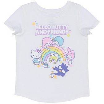 Girls 4-12 Jumping Beans® Hello Kitty & Friends Rainbow Sparkle Graphic Tee