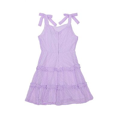 Girls Trixxi Tie Shoulder Dress