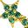 Gold Tone Green