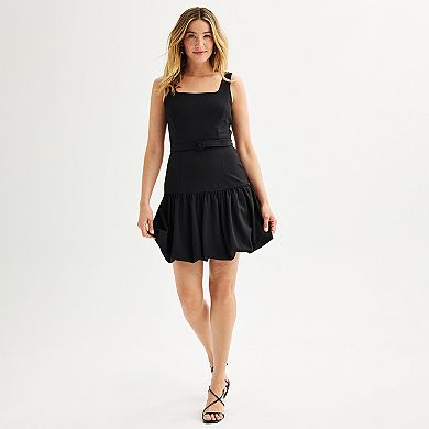 Women's Maison Tara Square Neck Bubble Hem