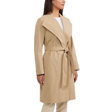 Women's Badgley Mischka Virginia Long Trench Coat