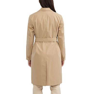 Women's Badgley Mischka Virginia Long Trench Coat