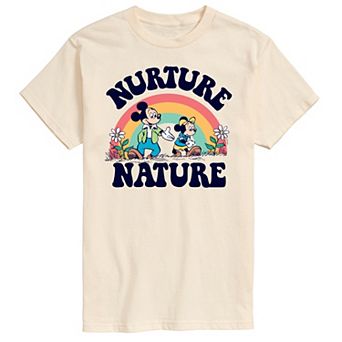 Disney's Mickey Mouse & Friends Men's Nurture Nature Graphic Tee