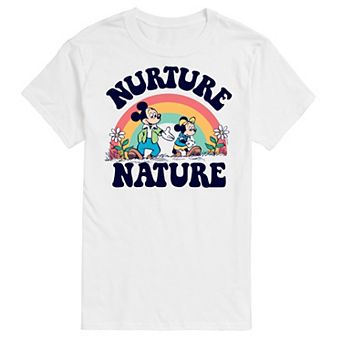 Disney's Mickey Mouse & Friends Men's Nurture Nature Graphic Tee