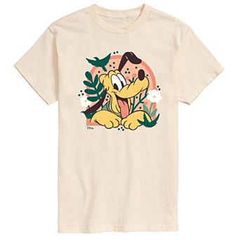 Disney's Mickey Mouse & Friends Pluto Men's Plants Graphic Tee