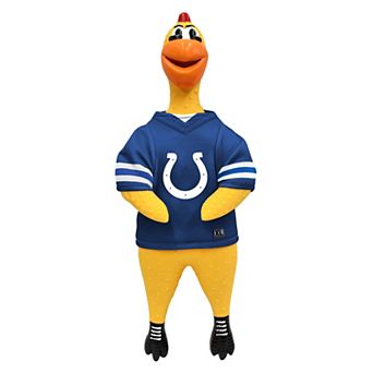 NFL Indianapolis Colts Team Rubber Chicken Pet Toy