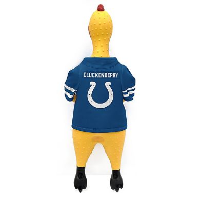 NFL Indianapolis Colts Team Rubber Chicken Pet Toy