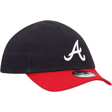 Infant New Era Navy Atlanta Braves Team Color My First 9TWENTY Flex Hat