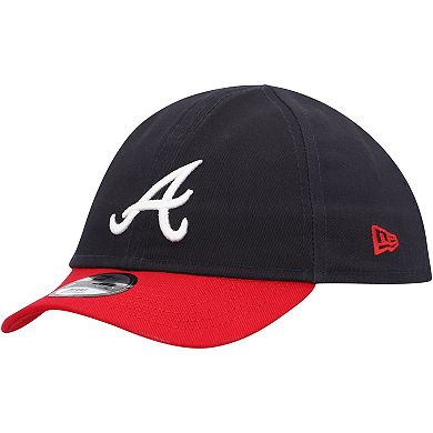 Infant New Era Navy Atlanta Braves Team Color My First 9TWENTY Flex Hat