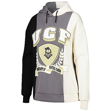 Women's Gameday Couture Black UCF Knights Hall of Fame Colorblock Pullover Hoodie