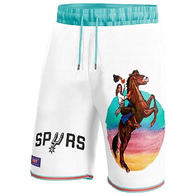 Unisex NBA & KidSuper Studios by Fanatics White San Antonio Spurs Hometown Shorts