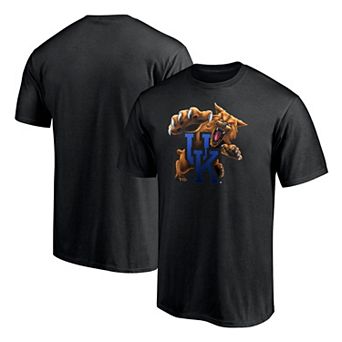 Men's Fanatics Branded Black Kentucky Wildcats Team Midnight Mascot T-Shirt