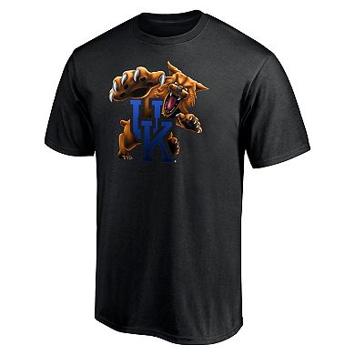 Men's Fanatics Branded Black Kentucky Wildcats Team Midnight Mascot T-Shirt