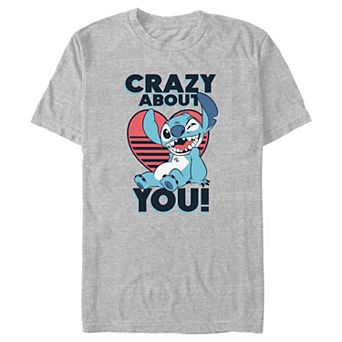Disney's Lilo & Stitch Crazy About You Stitch Big & Tall Graphic Tee