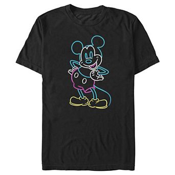 Disney's Mickey Mouse Neon Lights Big & Tall Graphic Tee