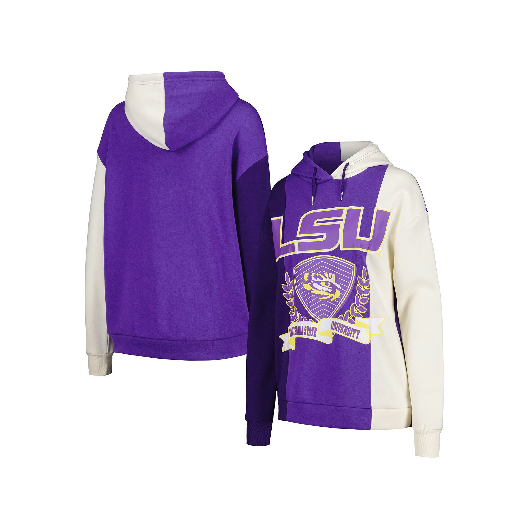 Womens Gameday Couture Purple LSU Tigers Hall of Fame Colorblock Pullover 