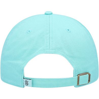Men's '47 Light Blue Seattle Kraken Logo Clean Up Adjustable Hat