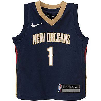 Toddler Nike Zion Williamson Navy New Orleans Pelicans Swingman Player Jersey - Icon Edition