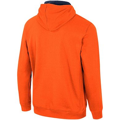 Men's Colosseum Orange Syracuse Orange Half-Zip Hoodie
