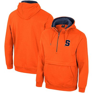 Men's Colosseum Orange Syracuse Orange Half-Zip Hoodie