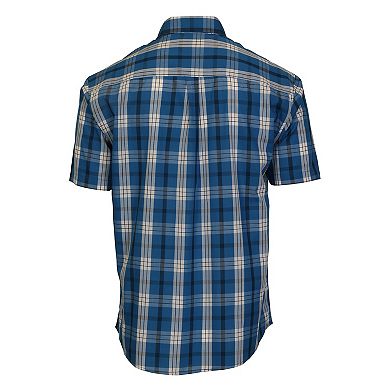 Gioberti Men's Plaid Short Sleeve Shirt