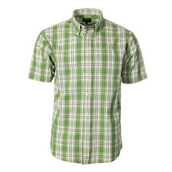 Gioberti Men's Plaid Short Sleeve Shirt