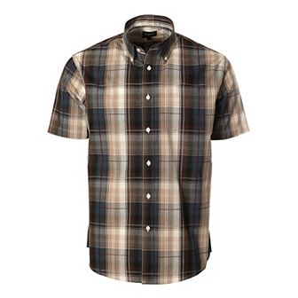 Gioberti Men's Plaid Short Sleeve Shirt