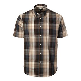Gioberti Men's Plaid Short Sleeve Shirt
