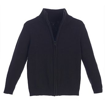 Gioberti Boy's Knitted Full Zipper 100% Cotton Cardigan Sweater