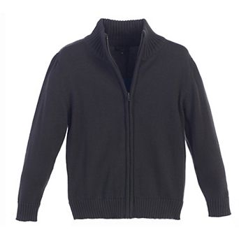 Gioberti Boy's Knitted Full Zipper 100% Cotton Cardigan Sweater